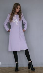 Photo Trioni coat in lavender