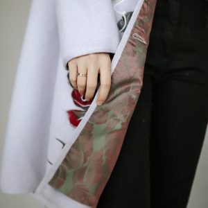 Foto Trioni lavender coat