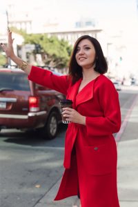 Foto Trioni Coat in Red