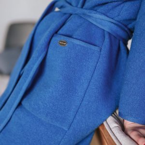 Photo Trioni Wool coat in blue