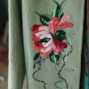 Photo Trioni Wool coat in green