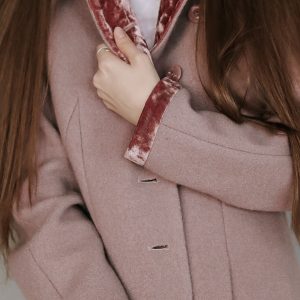 Photo Trioni Wool coat in rose