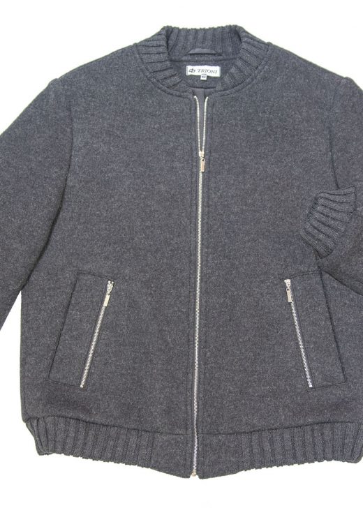 Men Bomber in Light Marengo