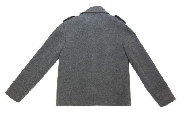 Men Biker Jacket in Light Marengo