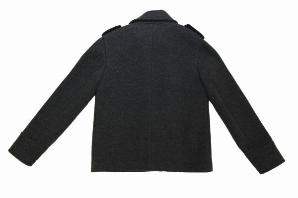 Men Biker Jacket in Dark Marengo