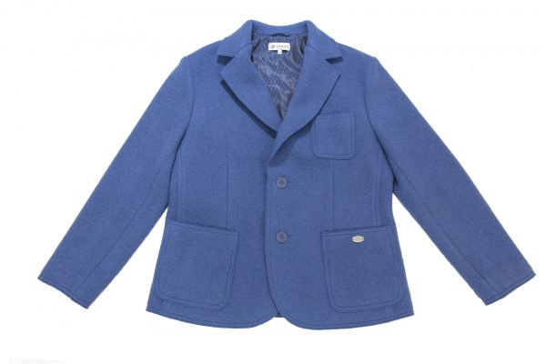 Men Club Coat in Denim Blue